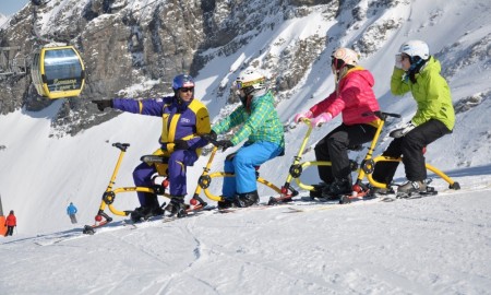 Snowbiken in der Skischule Koch Obertauern