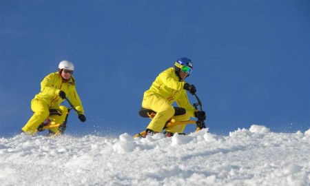 Snowbike Guided Tour mit der Skischule Koch